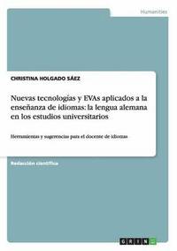 bokomslag Nuevas tecnologas y EVAs aplicados a la enseanza de idiomas