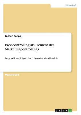 bokomslag Preiscontrolling ALS Element Des Marketingcontrollings