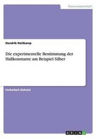 bokomslag experimentelle Bestimmung der Hallkonstante am Beispiel Silber