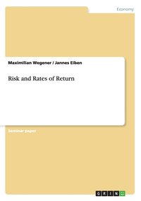 bokomslag Risk and Rates of Return