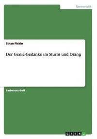 bokomslag Der Genie-Gedanke im Sturm und Drang