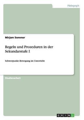 bokomslag Regeln und Prozeduren in der Sekundarstufe I