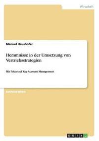 bokomslag Hemmnisse in der Umsetzung von Vertriebsstrategien