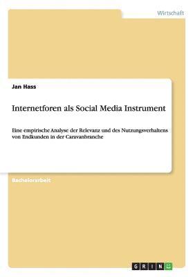 bokomslag Internetforen als Social Media Instrument