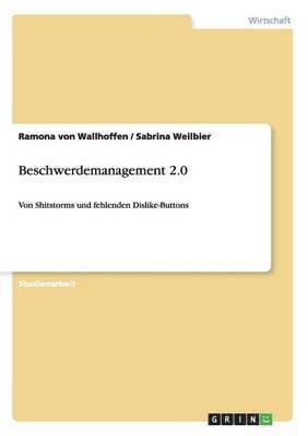 Ramona Von Wallhoffen, Sabrina Weilbier, Ramona von Wallhoffen - Beschwerdemanagement 2.0, Häftad