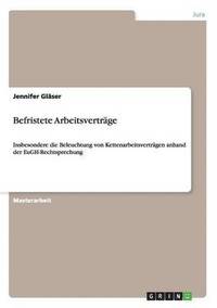 bokomslag Befristete Arbeitsverträge