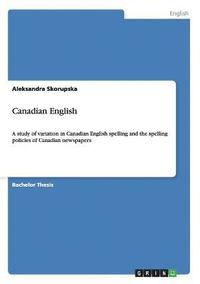 bokomslag Canadian English