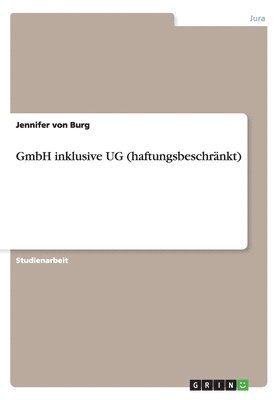 bokomslag GmbH inklusive UG (haftungsbeschrnkt)