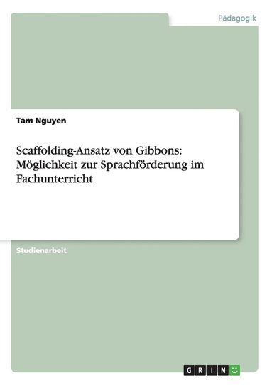 bokomslag Scaffolding-Ansatz von Gibbons