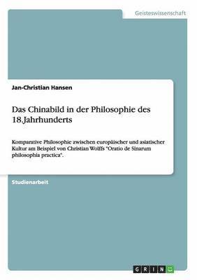 bokomslag Das Chinabild in der Philosophie des 18.Jahrhunderts