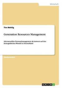 bokomslag Generation Resources Management