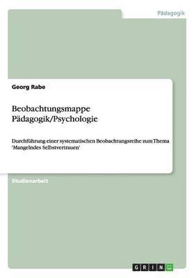 bokomslag Beobachtungsmappe Pdagogik/Psychologie