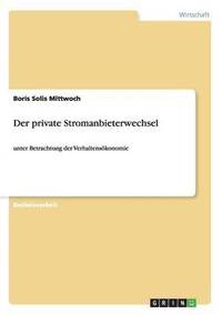 bokomslag Der Private Stromanbieterwechsel