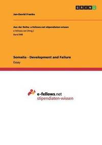 bokomslag Somalia - Development and Failure