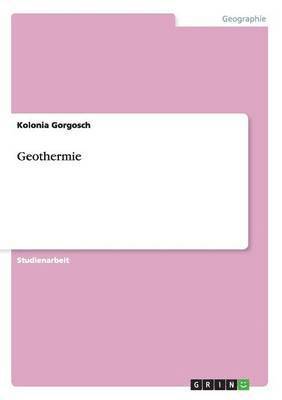 bokomslag Grundlagen der Energiegewinnung. Vor- und Nachteile der Geothermie