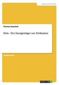 bokomslag Holz - Der Energietrager Zur Zivilisation
