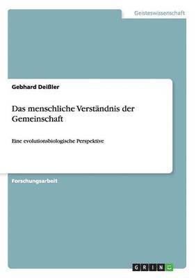 Das Menschliche Verstandnis Der Gemeinschaft 1