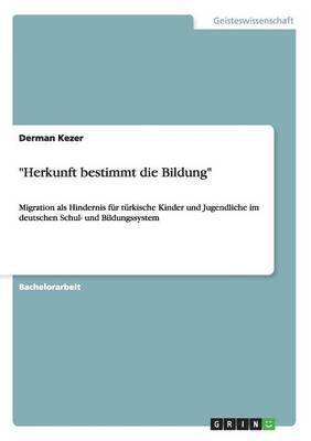 bokomslag 'Herkunft Bestimmt Die Bildung'