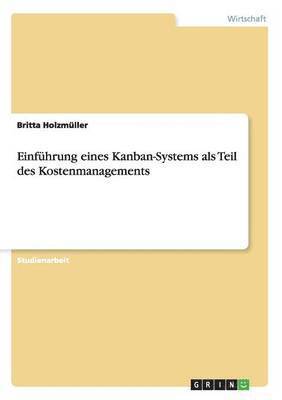bokomslag Einführung eines Kanban-Systems als Teil des Kostenmanagements