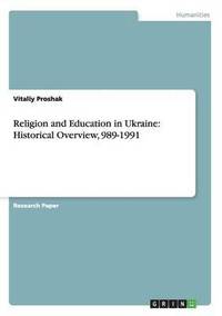 bokomslag Religion and Education in Ukraine