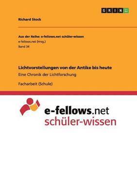 bokomslag Lichtvorstellungen von der Antike bis heute