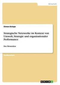 bokomslag Strategische Netzwerke Im Kontext Von Umwelt, Strategie Und Organisationaler Performance