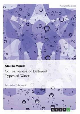 Corrosiveness of Different Types of Water 1