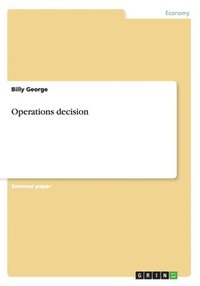 bokomslag Operations decision