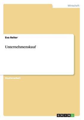 Unternehmenskauf 1