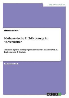 bokomslag Mathematische Frhfrderung im Vorschulalter