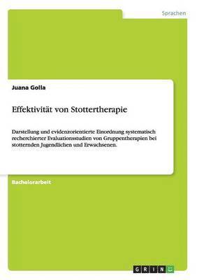 Effektivitt von Stottertherapie 1