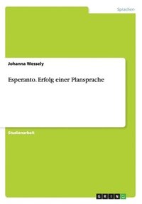 bokomslag Esperanto. Erfolg Einer Plansprache