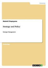 bokomslag Strategy and Policy