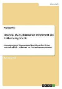 bokomslag Financial Due Diligence als Instrument des Risikomanagements