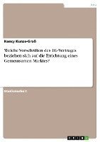 bokomslag Welche Vorschriften Des Eg-Vertrages Beziehen Sich Auf Die Errichtung Eines Gemeinsamen Marktes?