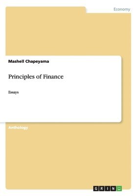 bokomslag Principles of Finance