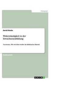 bokomslag Widerständigkeit in der Erwachsenenbildung