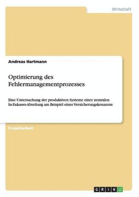 Optimierung des Fehlermanagementprozesses 1