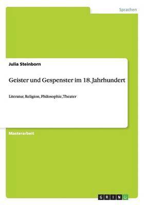 bokomslag Geister und Gespenster im 18. Jahrhundert