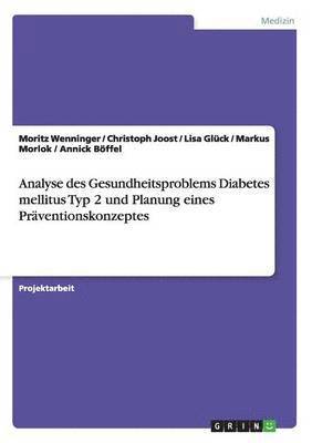 bokomslag Analyse des Gesundheitsproblems Diabetes mellitus Typ 2 und Planung eines Prventionskonzeptes