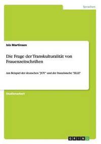 bokomslag Die Frage der Transkulturalitt von Frauenzeitschriften