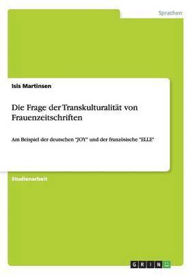 bokomslag Die Frage der Transkulturalitat von Frauenzeitschriften