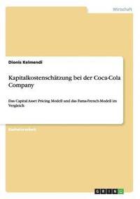 bokomslag Kapitalkostenschätzung bei der Coca-Cola Company