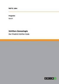 bokomslag Schillers Genealogie