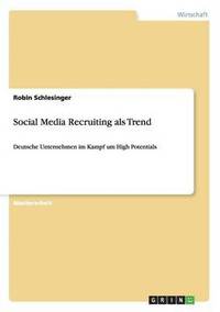 bokomslag Social Media Recruiting als Trend