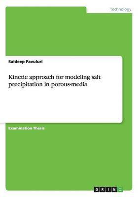 Saideep Pavuluri - Kinetic approach for modeling salt precipitation in porous-media, Häftad