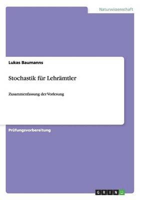 Stochastik für Lehrämtler