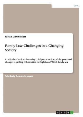 Alicia Danielsson - Family Law Challenges in a Changing Society, Häftad