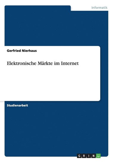 bokomslag Elektronische Markte im Internet