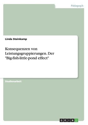 Konsequenzen von Leistungsgruppierungen. Der "Big-fish-little-pond effect"